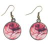 Ensemble Bandeau Croisé Torsadé & Boucles d'Oreilles Floral Crème pour Femme