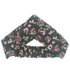 Ensemble Bandeau Croisé Torsadé & Boucles d'Oreilles Floral Pois de Senteur pour Femme