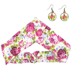 Ensemble Bandeau Croisé Torsadé & Boucles d’Oreilles Heaven pour Femme