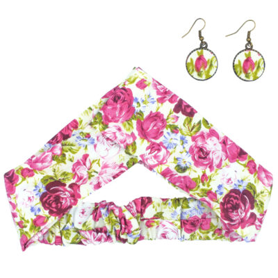 Ensemble Bandeau Croisé Torsadé & Boucles d’Oreilles Heaven pour Femme