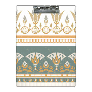 Wooden Clipboard with Traditional Print A4 Size
