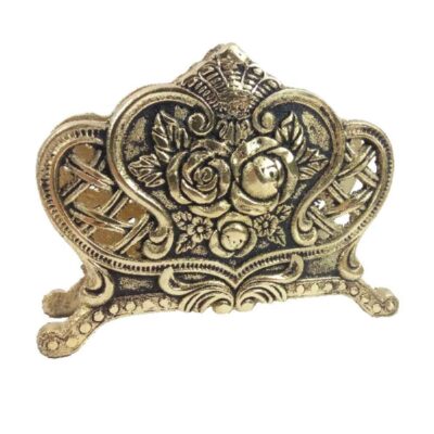Porte-mouchoirs en laiton – Accessoire de maison élégant