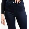 Jeans Skinny Coupe Serrée et Extensible pour Femme avec Poche