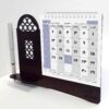 Carnet de planification mensuelle persan avec porte-stylo