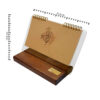 Carnet de planification mensuelle persan 1403 avec base en bois