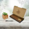Carnet de planification mensuelle persan 1403 avec base en bois