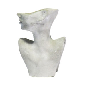 Sculpture en béton décoratif vase en forme de corps de femme