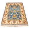 Tapis persan authentique avec laine noué à la main à Kashmar bordure
