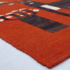 Tapis Kilim en laine persane authentique tissé à la main cerf rouge