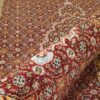 Tapis persan authentique avec soie et laine noué à la main à Birjand Riz Mahi