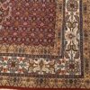 Tapis persan authentique avec soie et laine noué à la main à Birjand Riz Mahi