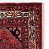 Tapis persan authentique en laine noué à la main à Hamadan Herati rouge
