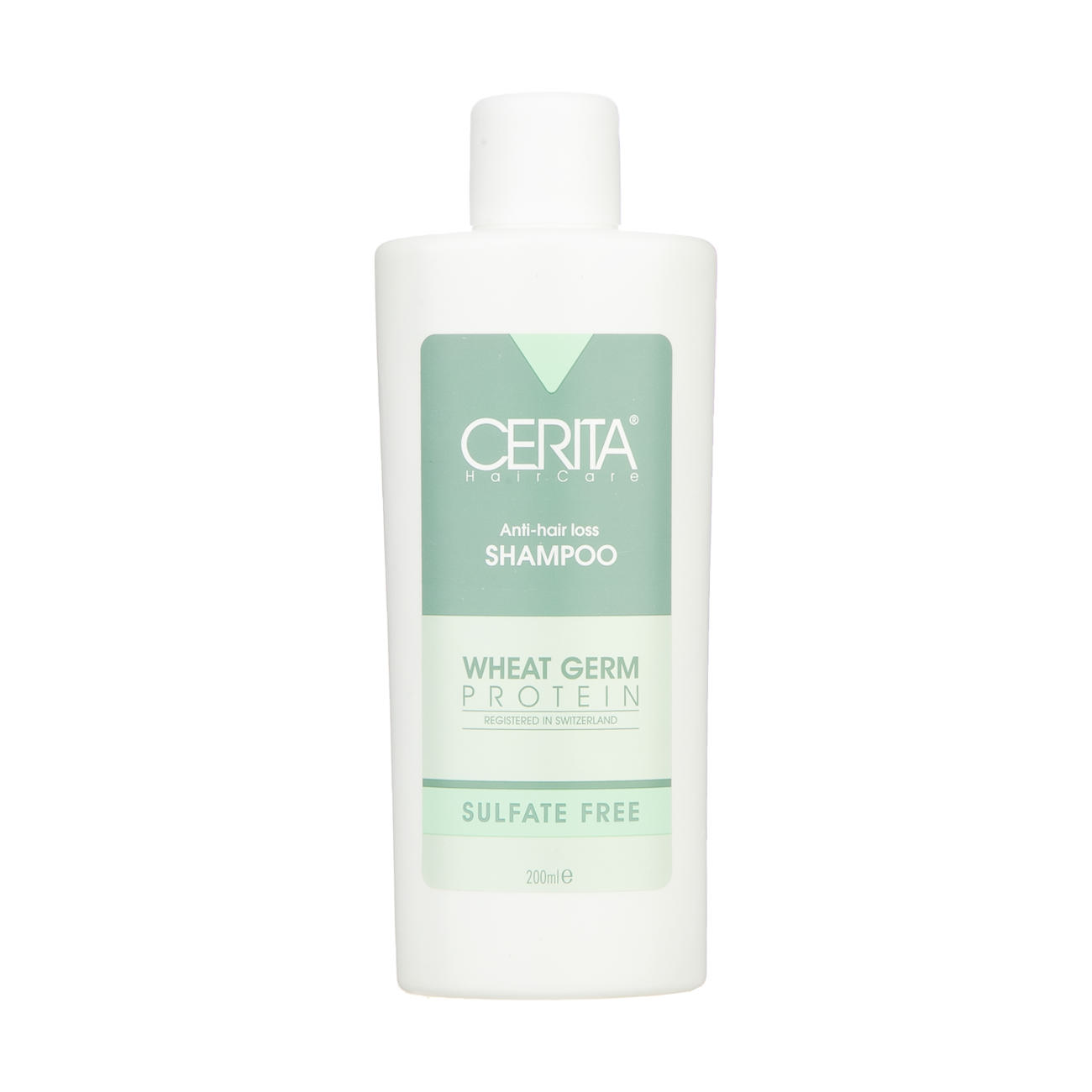 Cerita Shampooing au Germe de Blé Sans Sulfate pour Tous Types de Cheveux - Doux & Nourrissant