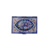 Copper Jewelry Box Hand-Painted with Persian Minakari Enamel Blue