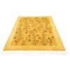 Tapis Gabbeh en laine persane véritablement tissé à la main en Fars floral jaune