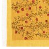Tapis Gabbeh en laine persane véritablement tissé à la main en Fars floral jaune