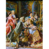 Hand-Knotted Persian Pictorial Rug Depicting Grandmother's Birthday Arturo Ricci