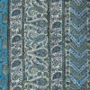 Nappe iranienne : L'art traditionnel de l'impression sur bloc Kalamkari d'Isfahan Fakher II