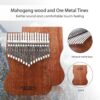 Gecko Kalimba 17-Key Thumb Piano Model K17map