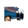 Voiture jouet Diecast Nissan Junior 1956 avec portes ouvrantes bleue