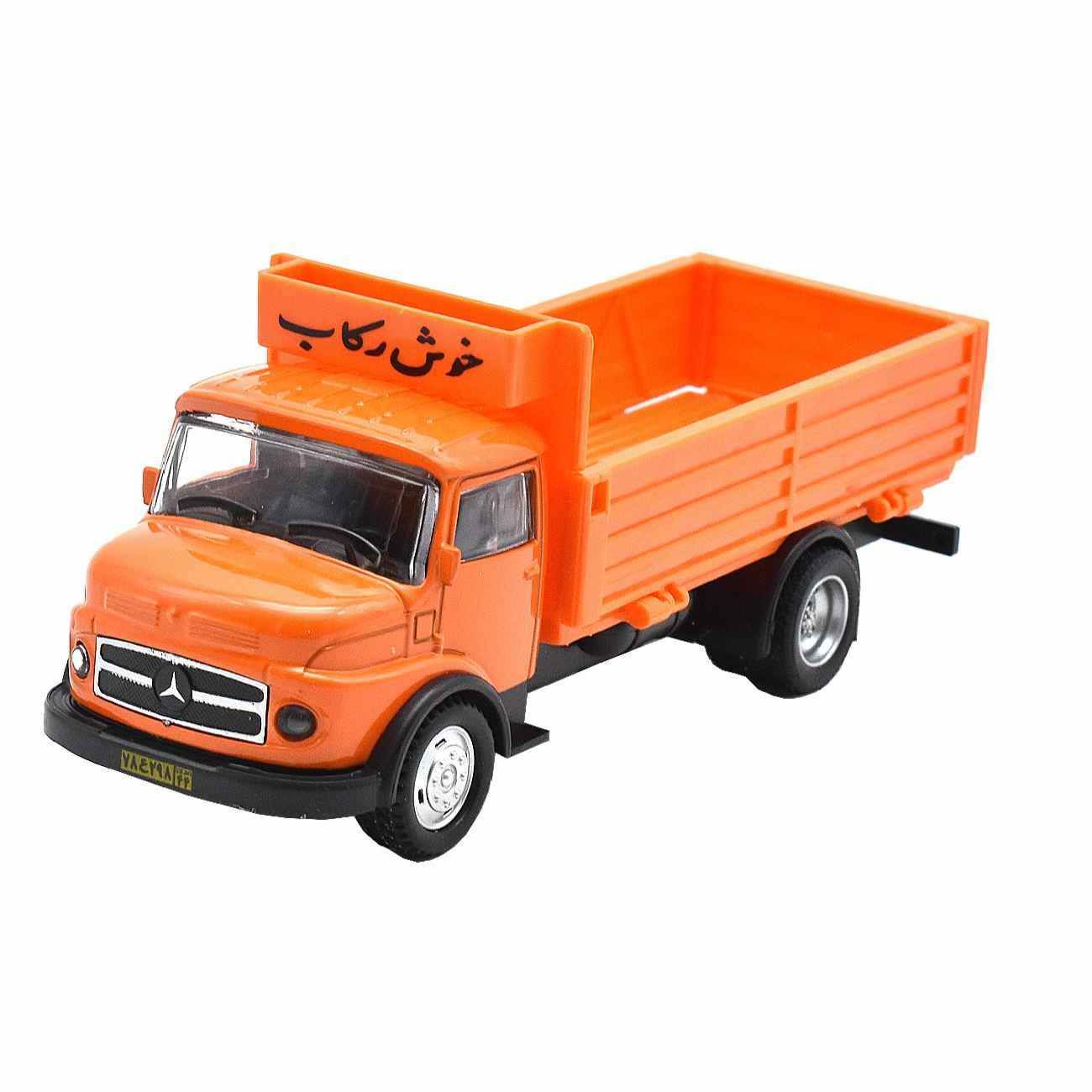 Camion jouet Mercedes Benz Kurzhauber modèle 1959 avec capot court - Plastique fonctionnant sur piles