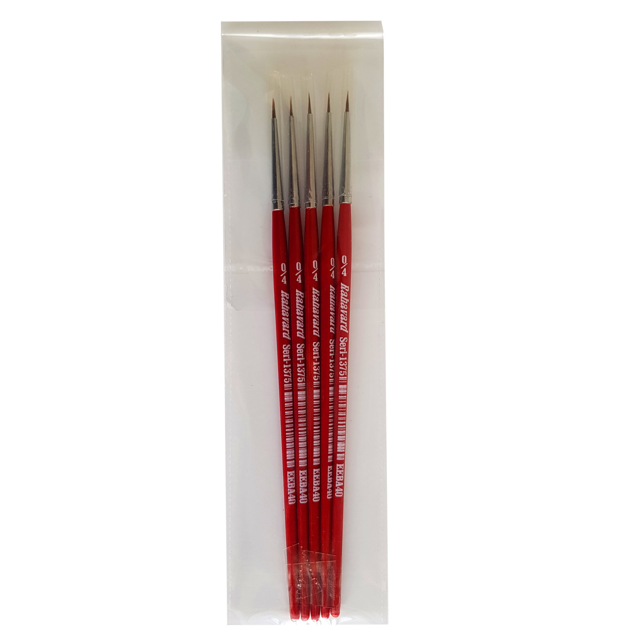 Set de 5 pinceaux fins en poils pour aquarelle
