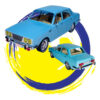 Voiture jouet Diecast iranienne Paykan Javanan modèle classique - 1966 Hillman Hunter