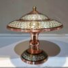 Persian Brass Caviar Server with Khatamkari