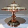 Persian Brass Caviar Server with Khatamkari