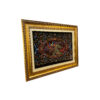 Hand-Knotted Persian Pictorial Rug from Qom Depicting Peafowls