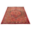 Tapis persan avec laine noué à la main original à Zanjan tribal rouge