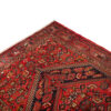 Tapis persan avec laine noué à la main original à Zanjan tribal rouge