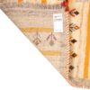 Tapis couloir Gabbeh en laine persane tissé à la main en Fars crème