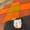 Tapis Kilim en laine persane tissé à la main authentique checkered rouge