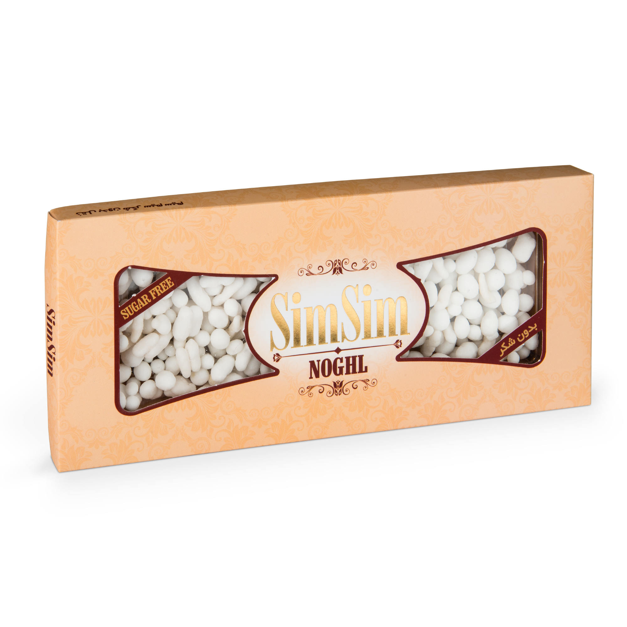 Noghl persan - Bonbon sans sucre aux amandes avec saveur de rose (3x)