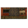 Tapis Kilim Persan Patchwork Tissé à la Main Rouge Brique