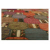 Tapis Kilim Persan Patchwork Tissé à la Main Rouge Brique