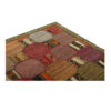 Tapis Kilim Persan Patchwork Tissé à la Main Rouge Brique