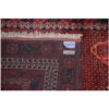 Tapis Persan Vintage Patchwork Noué à la Main Tribal Rouge