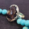 Persian Dendritic Agate Shajar Silver Ring for Men Fardin