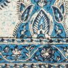 Nappe Persane : Imprimée au Bloc Traditionnel Kalamkari d'Ispahan - Modèle Bleu