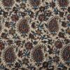 Nappe Persane : Imprimée au Bloc Traditionnel Kalamkari d'Ispahan - Modèle Darin
