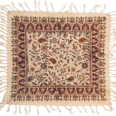 Cuillère de service à noix motif papillon dorée