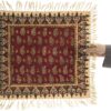 Nappe Persane : Imprimée au Bloc Traditionnel Kalamkari d'Ispahan - Modèle Rouge II