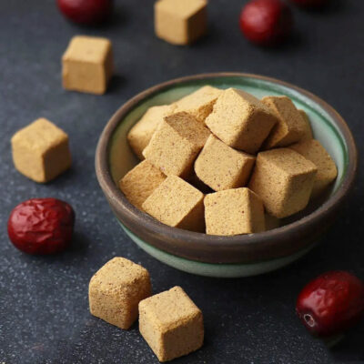 Substitut naturel de sucre – Cubes de jujube rouge – 750 g