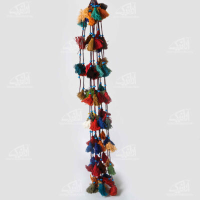 Tenture murale persane à pompons DIY – Style tribal traditionnel