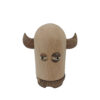 Distributeur de Cure-Dents en Bois avec Motif Viking Fantastique en Marron