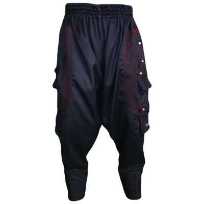 Pantalon Traditionnel Kurde – Noir Ardeshir Shalwar