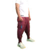 Pantalon Traditionnel Kurde – Rouge Audacieux Shalwar