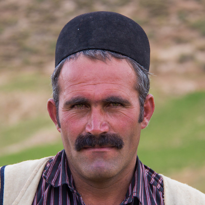 Chapeau Ethnique Nomade Bakhtiari Persan Traditionnel - Kolah Namadi 100% Laine